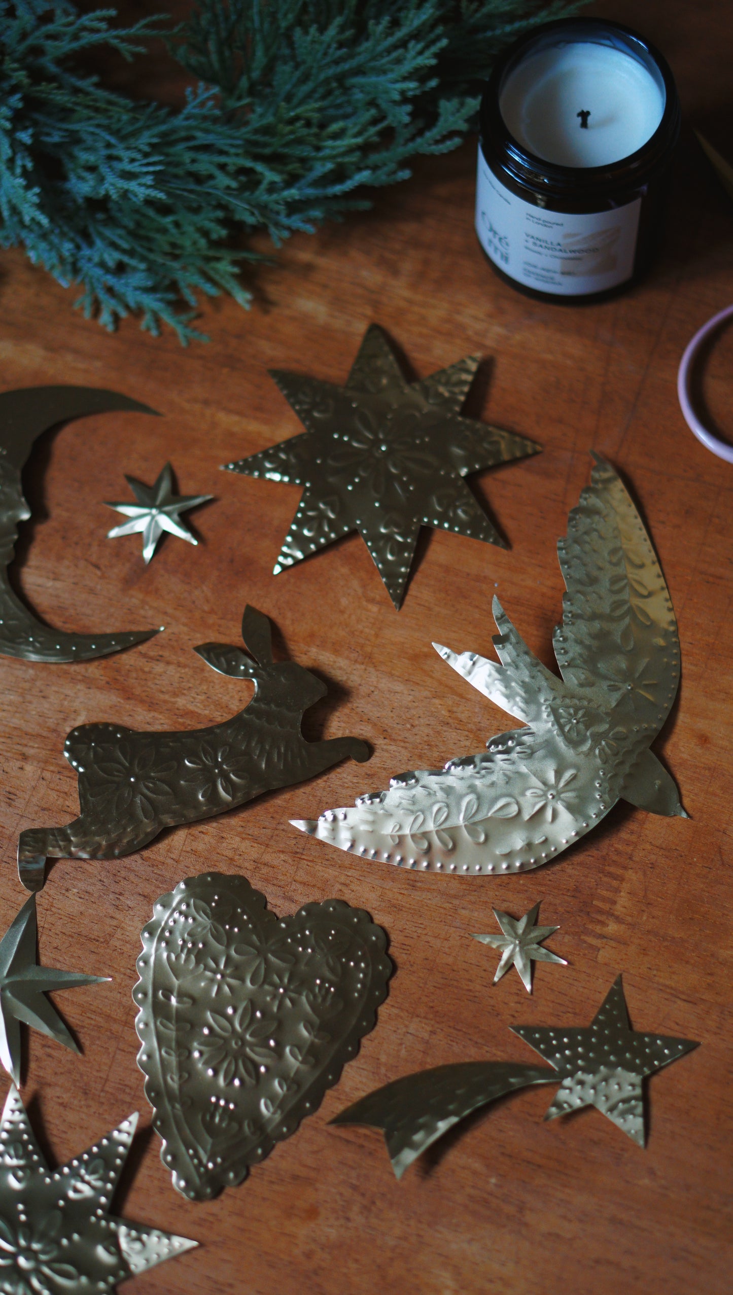 Embossed mobile templates