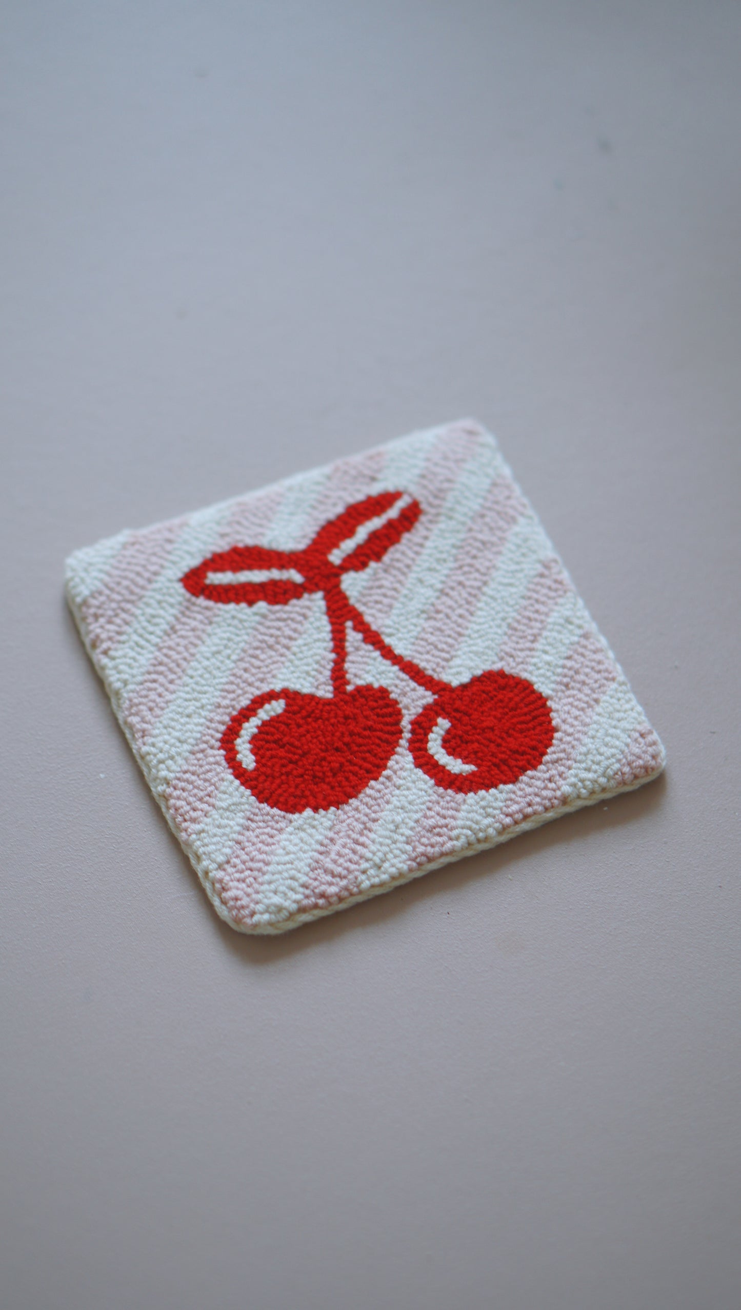 Bow, Cherry & Checkered Coasters