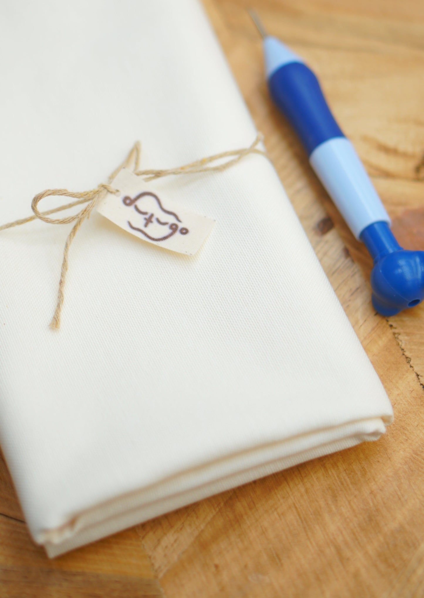 Cotton duck Embroidery Fabric for Fine Punch Needle 90cm x 100cm