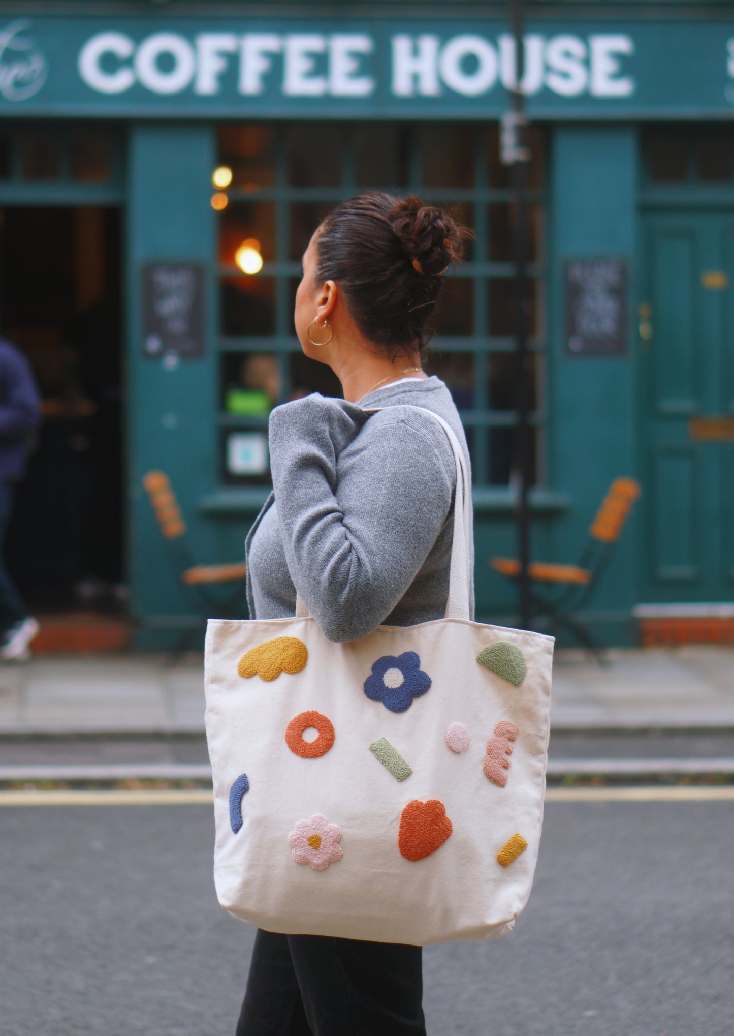 Floral Abstract Bag