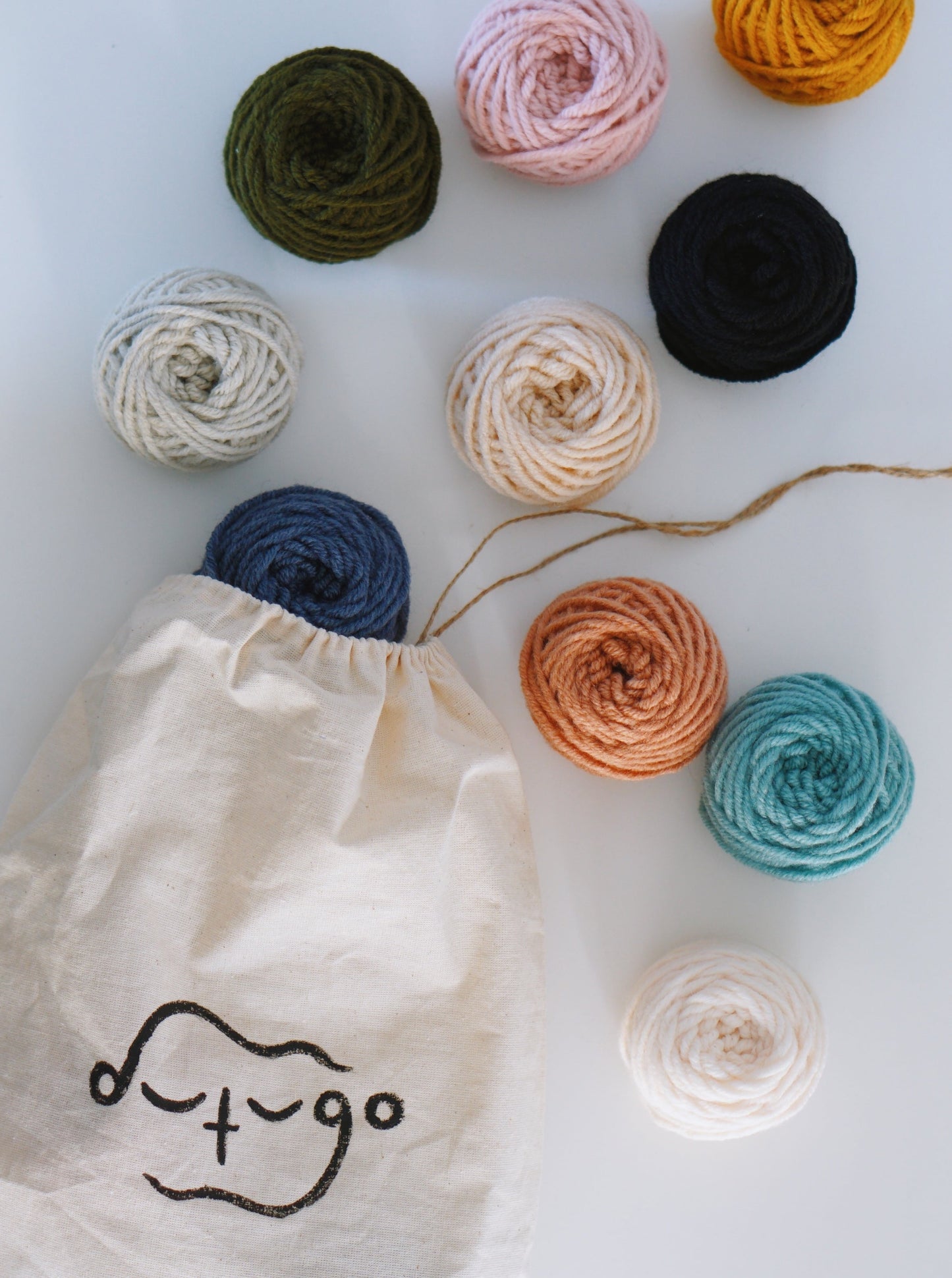 Punch Needle Chunky Yarn Set of 10