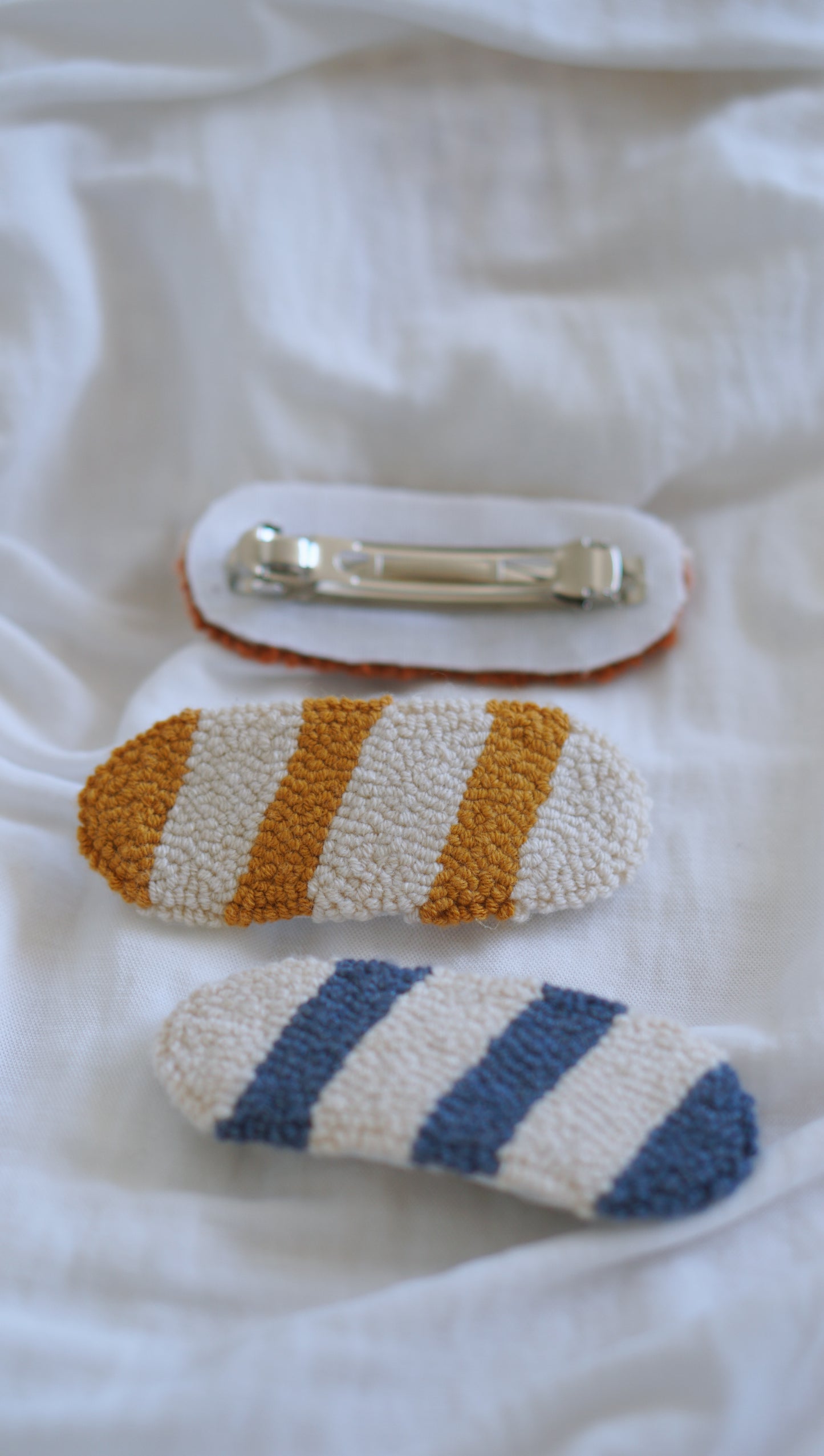 Striped Barrette