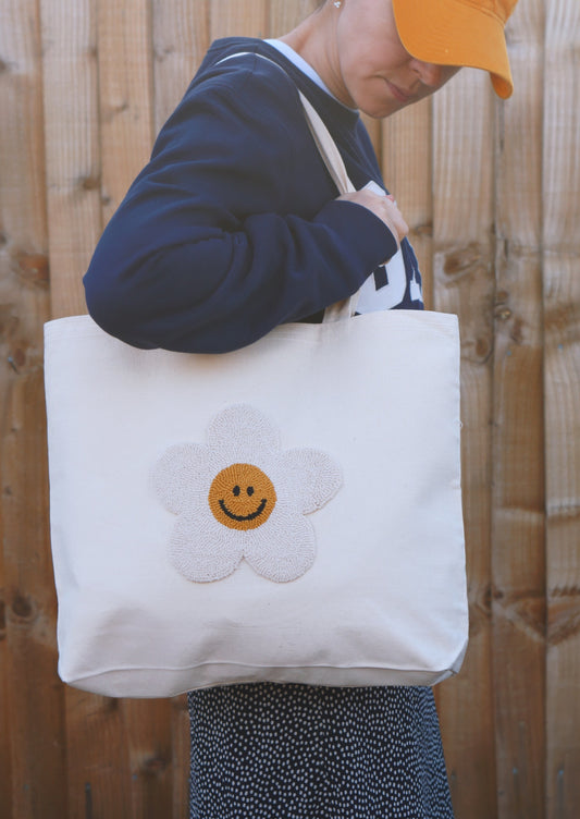 Happy Daisy Tote Bag