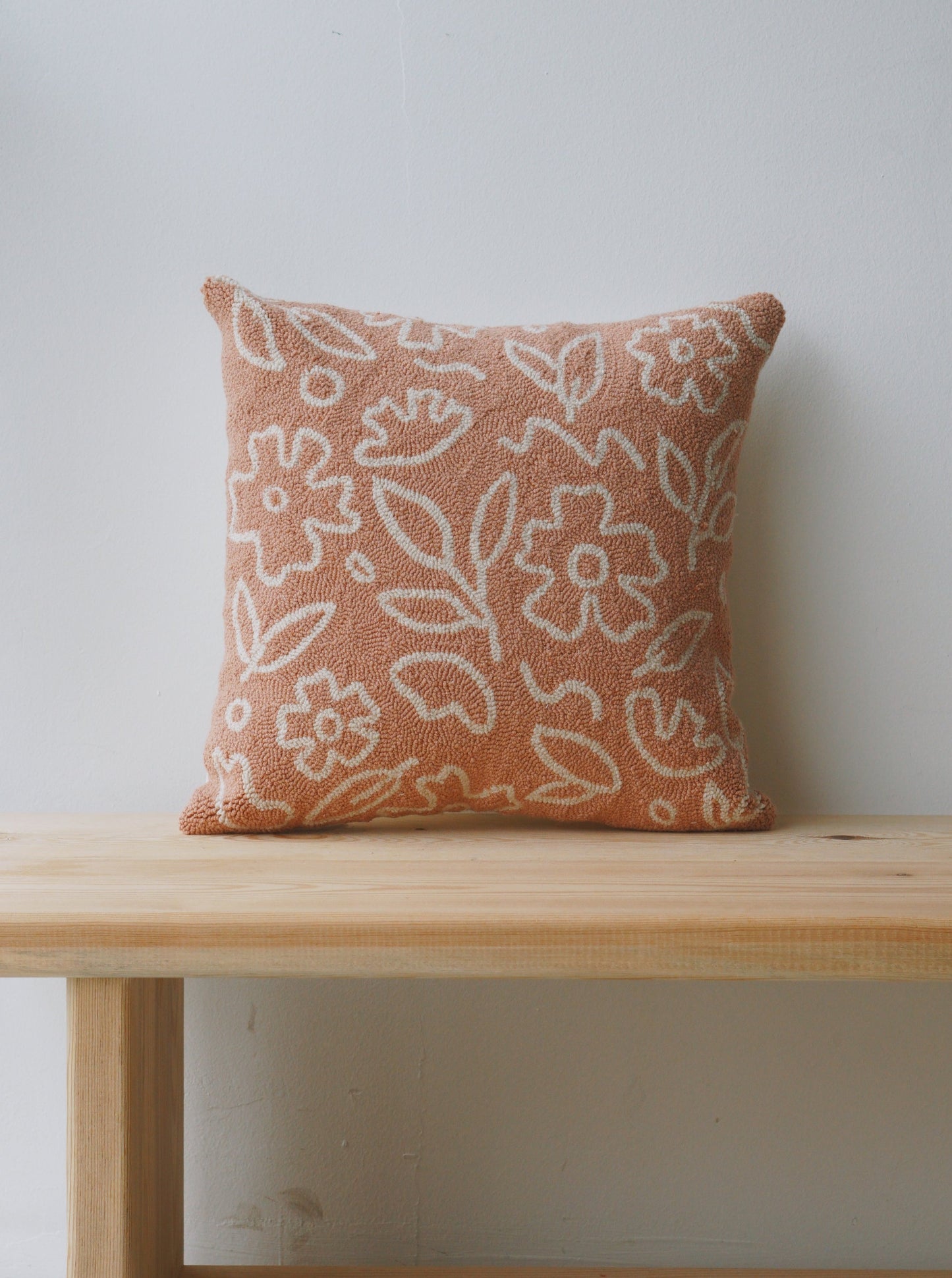 Abstract Floral Cushion
