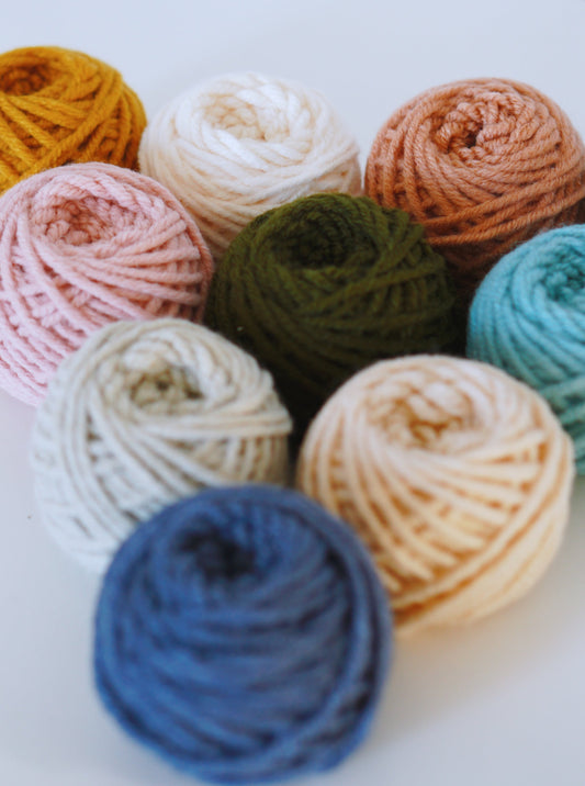 Punch Needle Chunky Yarn Set of 10