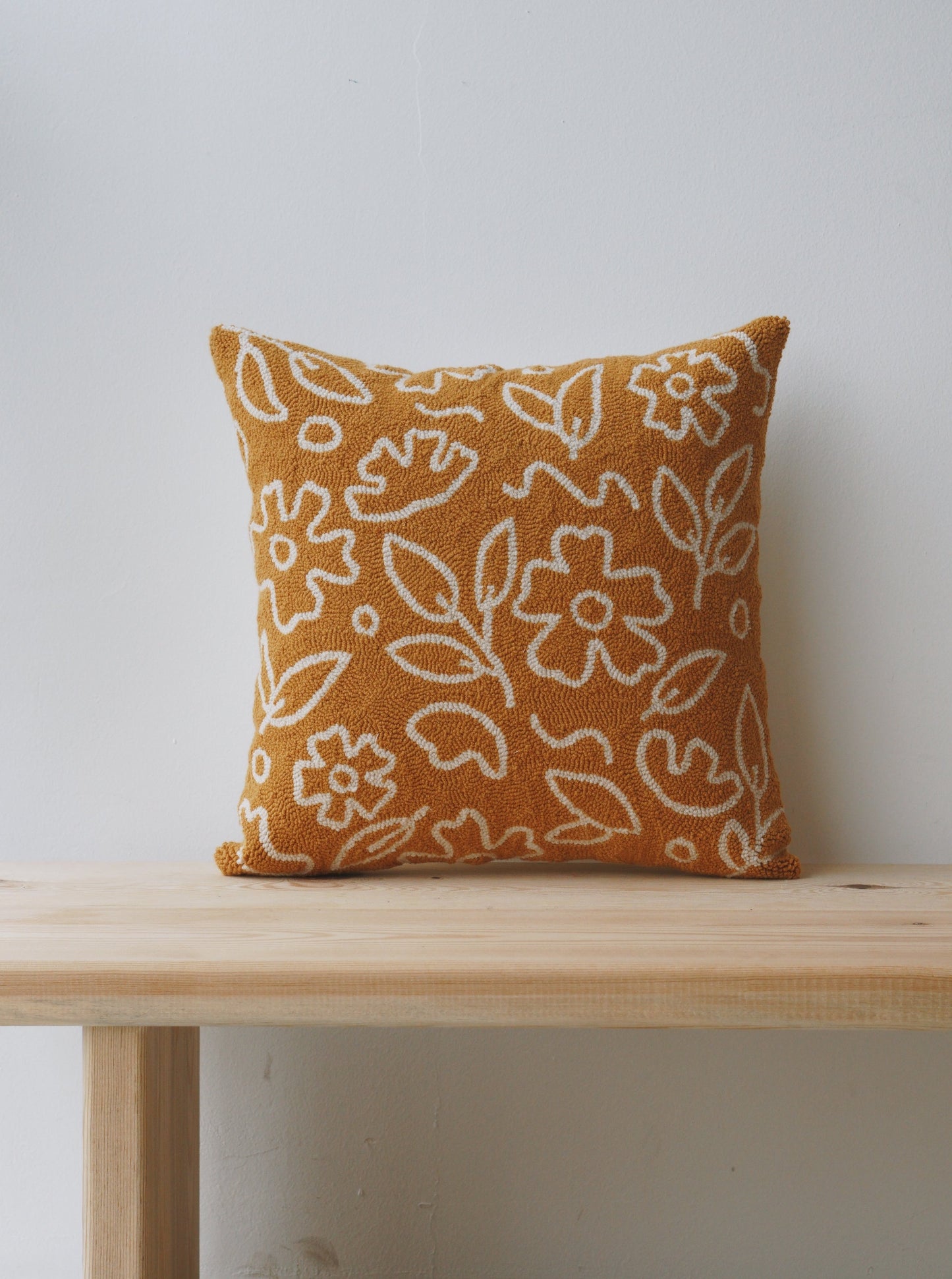 Abstract Floral Cushion