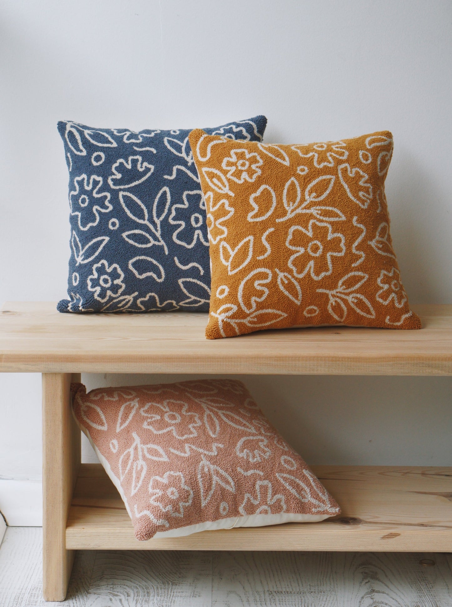 Abstract Floral Cushion