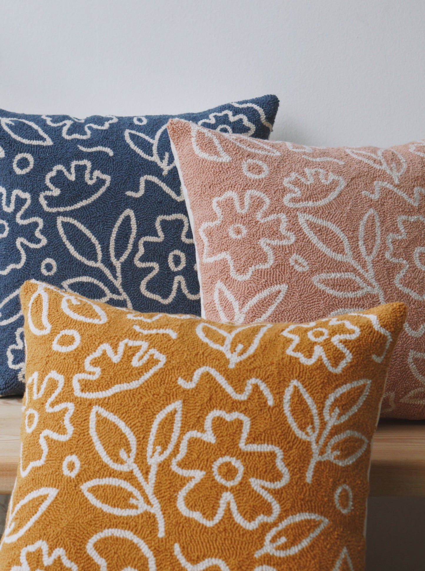 Abstract Floral Cushion